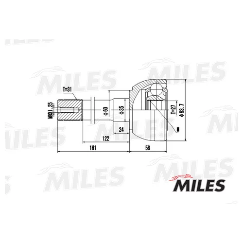  NISSAN PATROL GR 2.8D-4.2 88-97 . GA20310 GA20310