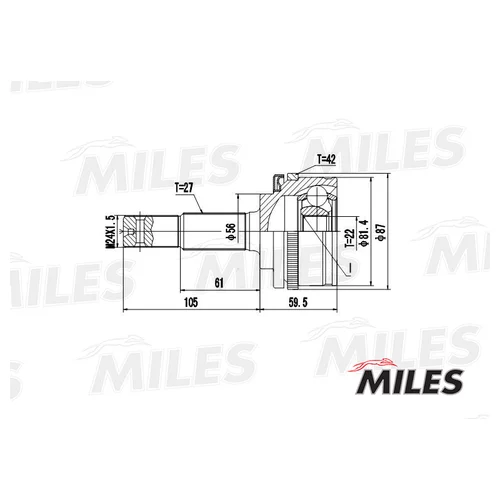  NISSAN PRIMERA 1.6/2.0 90-96 .(ABS) GA20315 GA20315