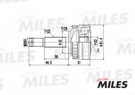  OPEL ASTRA F / KADETT E / VECTRA A 1.2-1.6 84-98 . +ABS GA20348