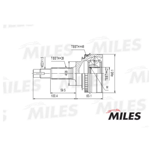  TOYOTA CELICA/CAMRY 90-97 .(ABS) GA20471 GA20471