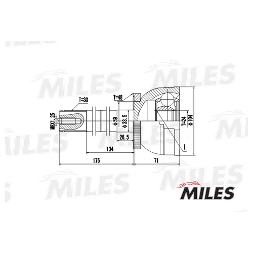  TOYOTA LAND CRUISER 80 4.2D/4.5 90-97 .(ABS) GA20491 GA20491