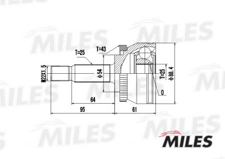  VOLVO S40 / V40 1.6-2.0 96-00 .(ABS) GA20508 GA20508