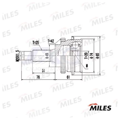  SUZUKI BALENO / CULTUS 1.6 / 1.8 +ABS 96-02 . GA20593 GA20593