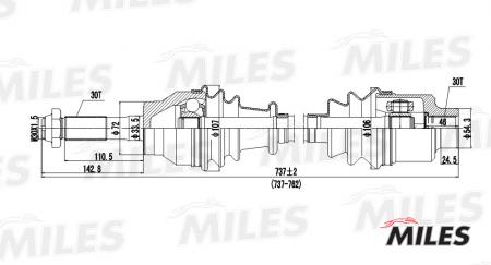    MB 100 W631 2.4D 88-96 . . / . GC00075