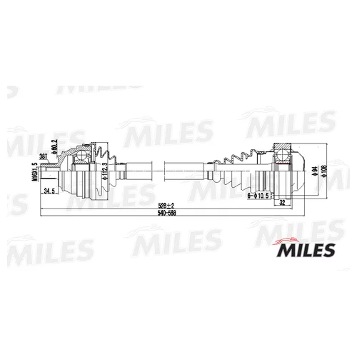    VW T4 2.5TD 95-03 ./. GC00141 GC00141