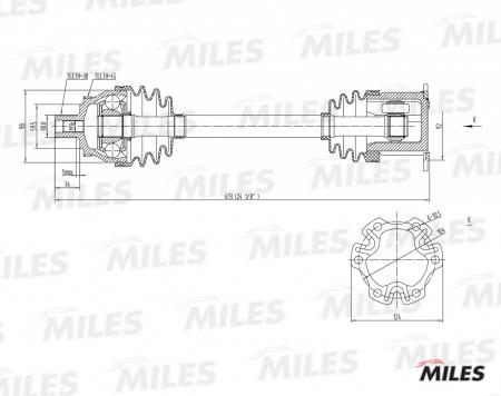    AUDI A4 1.8-3.0 00-05 . (ABS) GC02007 GC02007