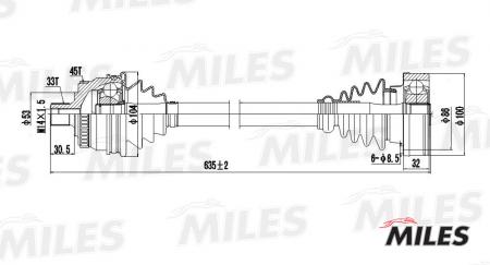    AUDI A4 I-II/VW PASSAT V 1.6-2.0 94-05 . +ABS GC02009