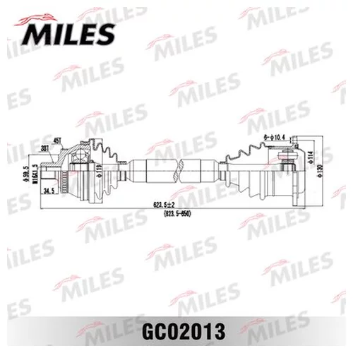    AUDI A4/VW PASSAT 1.9TD-2.8 97-00 . (ABS) GC02013 GC02013