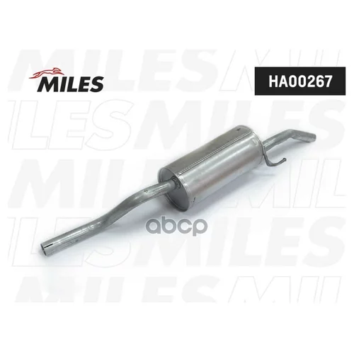 ГЛУШИТЕЛЬ RENAULT CLIO SYMBOL 1.4 99- АЛЮМИНИЗИРОВАННЫЙ HA00267