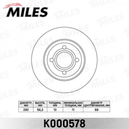   AUDI 80 1.6-2.0  08.92-96  K000578