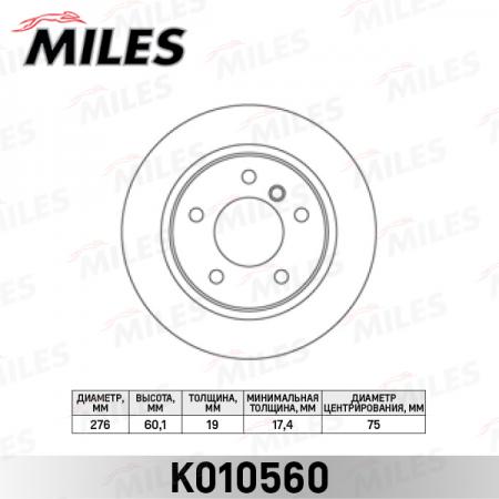   BMW 3 E46 316-323 98-05  D=276. K010560