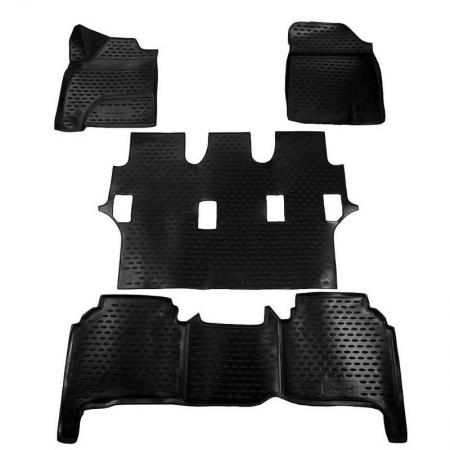 КОВРИКИ 3D В САЛОН TOYOTA LAND CRUISER 200, 11/2007-2012 4 ШТ. (ПОЛИУРЕТАН) NLC.3D.48.17.210k