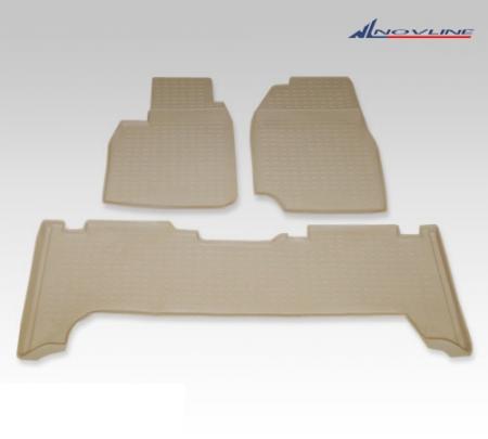 КОВРИКИ В САЛОН TOYOTA LAND CRUISER 100 1998-2007, 3 ШТ. (ПОЛИУРЕТАН, БЕЖЕВЫЕ) NLC4806212k
