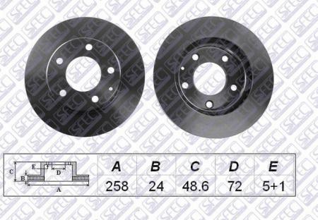    MAZDA 626 1.8-2.5 92- 25824MM BD000511