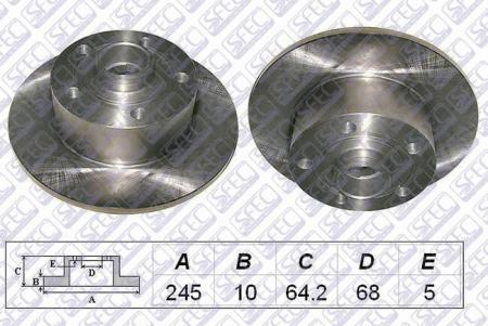    AUDI / VW PASSAT 96- / A100 91-94 / A6 24510MM BD005864