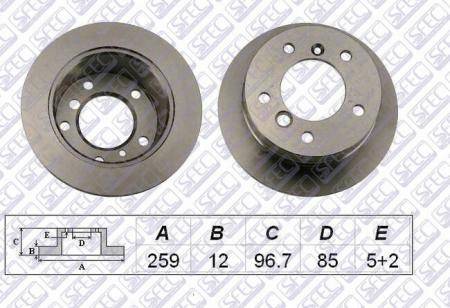    MERCEDES / VW SPRINTER 2.8T 02 / 95- LT 2.3-2.8 05 / 96- BD005895
