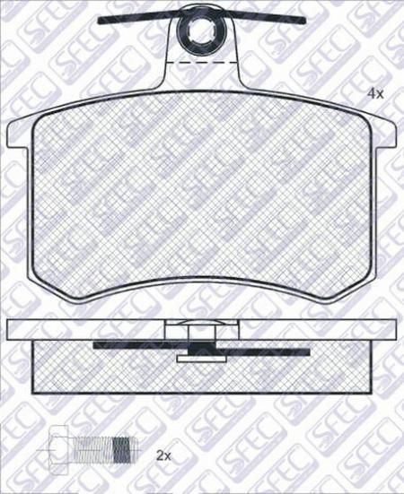 VAG A-80,90,100,200 A3,A4,A6,S6,A8,V8 ALL  BP000451