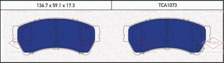 КОЛОДКИ ТОРМОЗНЫЕ ДИСКОВЫЕ  ПЕРЕД TCA1073
