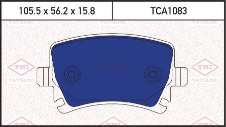 КОЛОДКИ ТОРМОЗНЫЕ ДИСКОВЫЕ  ЗАД TCA1083