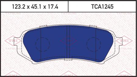 КОЛОДКИ ТОРМОЗНЫЕ ДИСКОВЫЕ ЗАД TCA1245