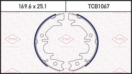 КОЛОДКИ ТОРМОЗНЫЕ БАРАБАННЫЕ  ЗАД TCB1067