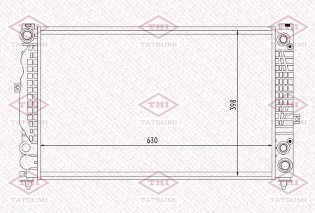 РАДИАТОР ОХЛАЖДЕНИЯ TGA1164