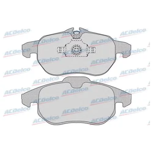 КОЛОДКИ ТОРМОЗНЫЕ AC689581D