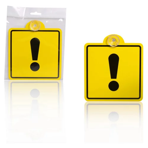 ЗНАК-НАКЛЕЙКА НАЧИНАЮЩИЙ ВОДИТЕЛЬ НАРУЖНЫЙ 150Х150ММ AZN06