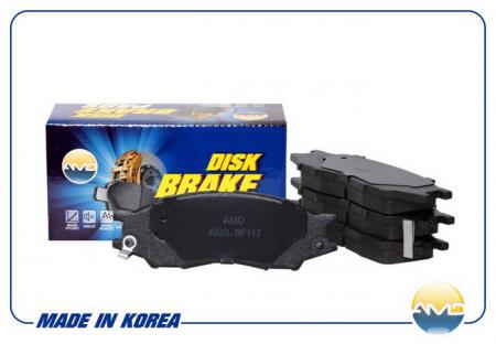 КОЛОДКИ ТОРМОЗНЫЕ ПЕРЕДНИЕ К-КТ AMDBF117