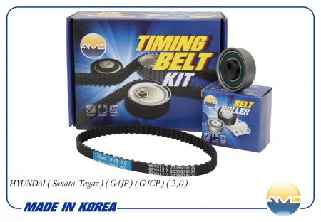 КОМПЛЕКТ ГРМ (SANTA FE TAГ- 2,0-2,4) / AMD.KITBR16 (РЕМЕНЬ БАЛАНС.+РОЛИК) AMD AMDKITBR16