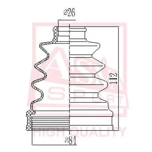   (26X84X112) ASBT-107