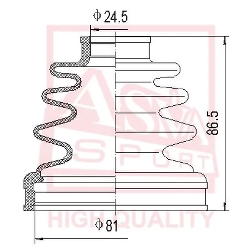   (24.5X81X86.5) ASBT-66