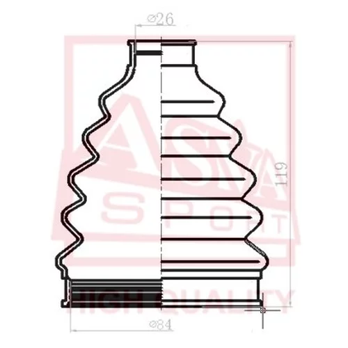   O/B (25X86X120)  ASBT-B61
