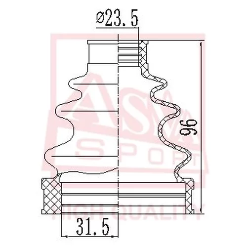   I/B (23,5X73X95)  ASBT-INRT27