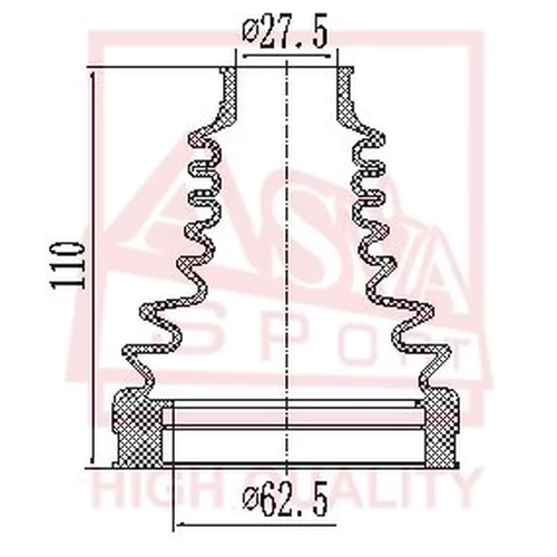   I/B (27X85X105)  ASBT-INXE70