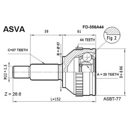  25X57X27 FD-356A44