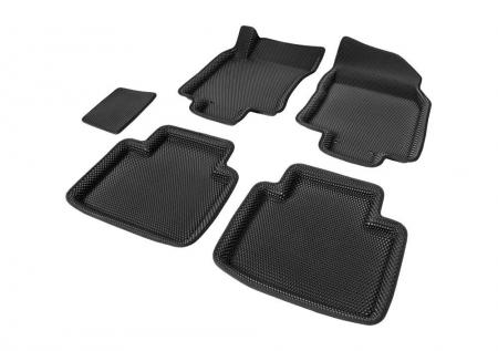 КОВРИКИ САЛОНА EVA 3D, AUTOFLEX, ДЛЯ NISSAN X-TRAIL T32 2014-2018 2018-, ЦВЕТ ЧЕРНЫЙ 2410201