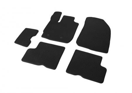 КОВРИКИ САЛОНА EVA, AUTOFLEX, ДЛЯ RENAULT DUSTER 2WD/4WD 2015-2021/NISSAN TERRANO III 2WD/4WD 2017- , ЦВЕТ ЧЕРНЫЙ 3470101