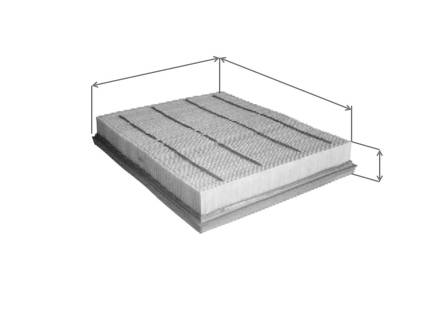 ФИЛЬТР ВОЗДУШНЫЙ BIG GB-9673