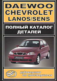 КАТАЛОГ ДЕТАЛЕЙ И ЗАПЧАСТЕЙ DAEWOO LANOS, SENS/CHEVROLET LANOS, БЕНЗИН, ИЗД ЗАО ЗАЗ 