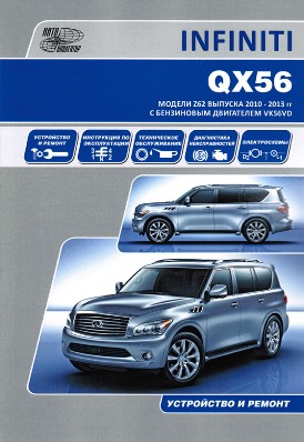 РУКОВОДСТВО ПО РЕМОНТУ INFINITI QX56 (ВЫПУСК 2010-13 ГГ.) БЕНЗИН ИЗД. АВТОНАВИГАТОР 978-5-98410-111-0