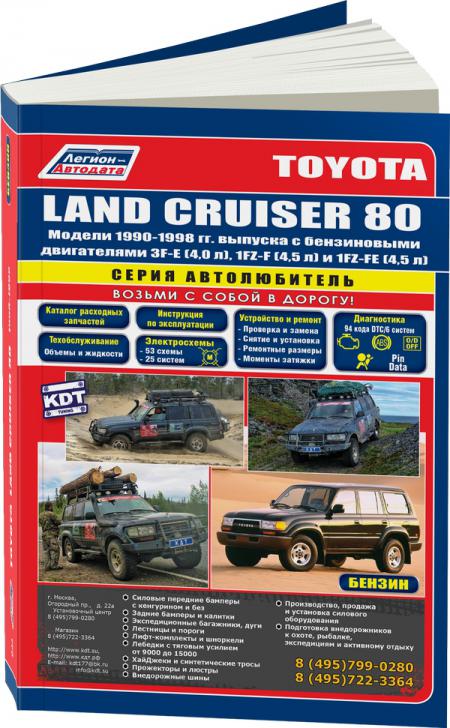    TOYOTA LAND CRUISER 80,  1990  1998 ., ,  - 5-88850-092-5