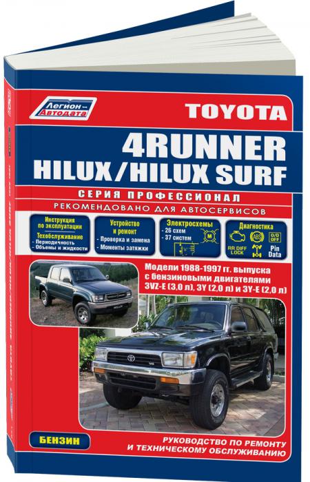    TOYOTA HILUX, SURF, 4RUNNER,  1988  1997 ., ,  - 5-88850-108-5