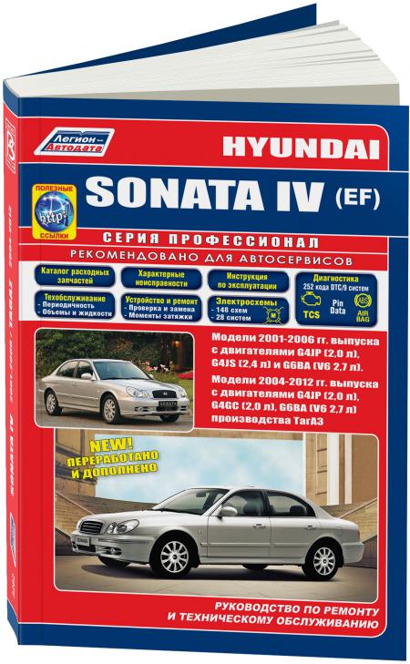    HY SONATA V (EF).   2001 .    DOHC G4JP (2, 0 .), G4JS (2, 4 .)  G6BA (V6 2, 7 .),  - 978-5-88850-350-8