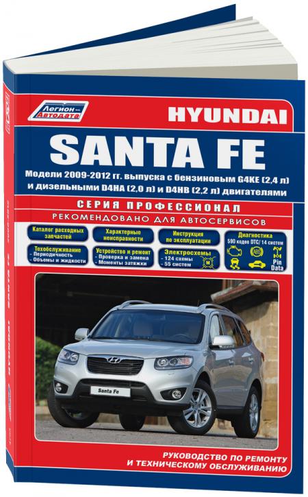    HY SANTA FE 2009-12  . G4KE (2,4)   D4HA (2,0), D4HB (2,2)   (+  /.  ), . -A 978-5-88850-608-0