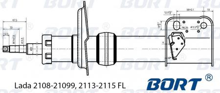 (  /   B365057L) LADA SAMARA 2108/09 F GAS G22252008L