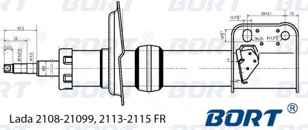 ( /   B365057R) LADA SAMARA 2108/09 F GAS G22252008R Bort