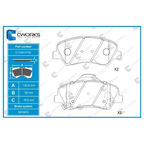     CWORKS  HYUNDAI/KIA (581014LA00) C112011750