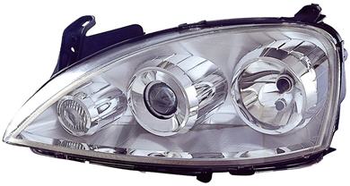 ФАРА ПЕРЕДН ЛЕВ С ЭК OPEL: CORSA 03-04 442-1136L-LD-EM