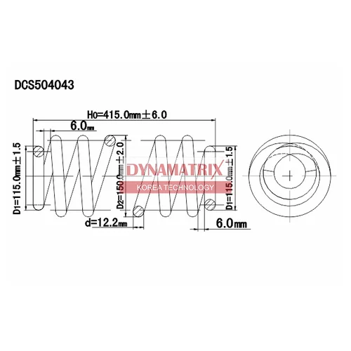   (12.2?115/150/115?415?6.75) DCS504043